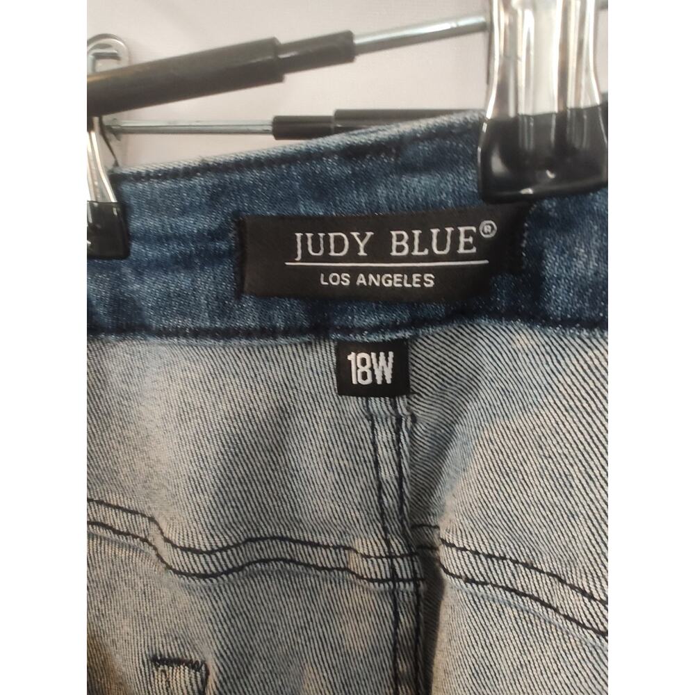 Judy Blue Women’s Plus 18W Blue High Rise Tummy Control Skinny Stretch Jeans - Picture 3 of 11